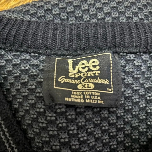 Vintage 1990s Lee Sport Dallas Cowboys Sweater Vest V-Neck Navy Blue Size XL - Picture 3 of 6